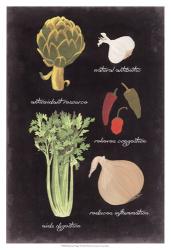 Blackboard Veggies II | Obraz na stenu