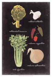 Blackboard Veggies II | Obraz na stenu