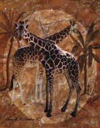Jungle Giraffes | Obraz na stenu