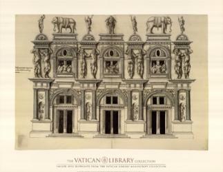 Facade avec Elephants, (The Vatican Collection) | Obraz na stenu