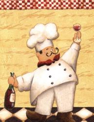 Le Chef et le Vin - mini | Obraz na stenu