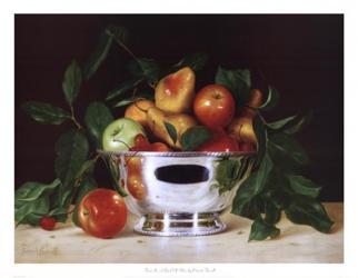 Fruit In a Bowl Of Silver | Obraz na stenu