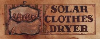 Solar Clothes Dryer | Obraz na stenu