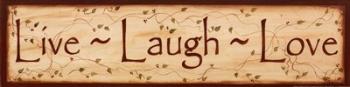 Live, Laugh, Love | Obraz na stenu