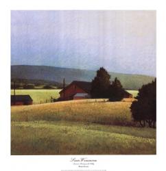 Sandy Wadlington - Summer Morning In The Valley Size 27.5x28.5 | Obraz na stenu