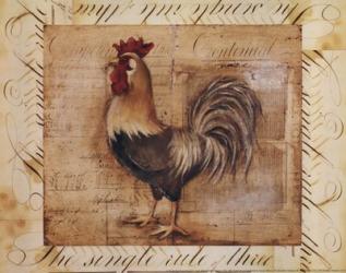 Rustic Farmhouse Rooster II - Mini | Obraz na stenu