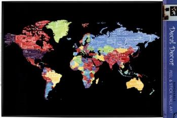 Type Map - World | Obraz na stenu