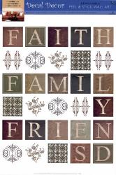 Faith Family Friends | Obraz na stenu