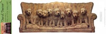 Golden Puppy Line Up | Obraz na stenu