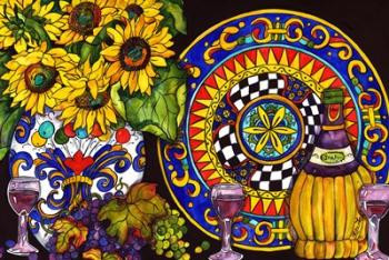 Vino and Sunflowers | Obraz na stenu