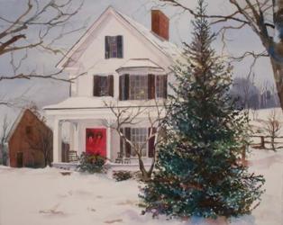 Christmas Farmhouse | Obraz na stenu