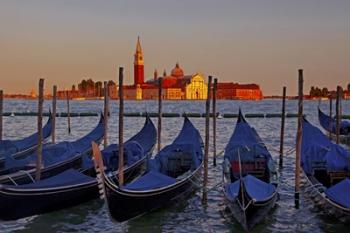 Gondolas at Sunset | Obraz na stenu