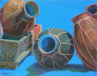 Blue Pots 1 | Obraz na stenu