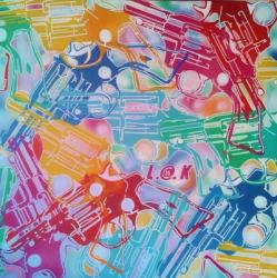 Abstract Pop Guns | Obraz na stenu