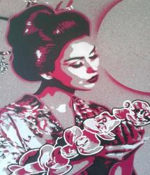 Marble Geisha | Obraz na stenu