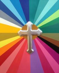 Rainbow Cross | Obraz na stenu