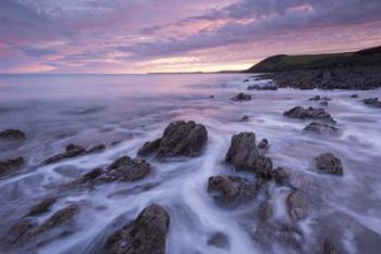 Manorbier Sunset | Obraz na stenu