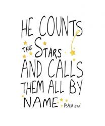 He Counts His Stars | Obraz na stenu