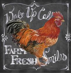 Rooster on Chalkboard II | Obraz na stenu