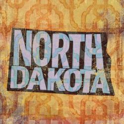 North Dakota on Pattern | Obraz na stenu