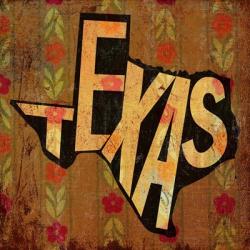 Texas on Pattern | Obraz na stenu