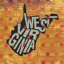 West Virgina on Pattern | Obraz na stenu