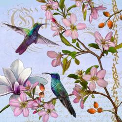 Hummingbird Botanical | Obraz na stenu