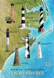 North Carolina Lighthouses | Obraz na stenu