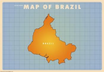 Upside Down Brazil | Obraz na stenu