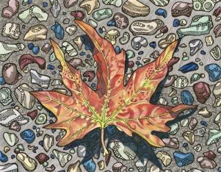 Autumn's Hourglass | Obraz na stenu