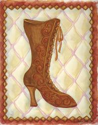 Boots Brown With Curlicues | Obraz na stenu