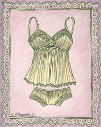 Lingerie Yellow Cami Set | Obraz na stenu