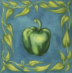 Peppers Green Square | Obraz na stenu