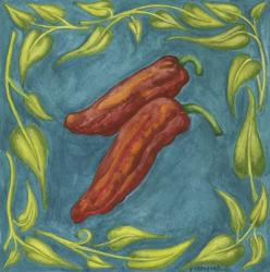 Peppers Red Square | Obraz na stenu
