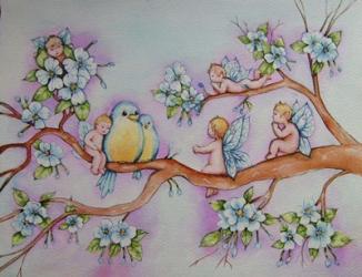 Blossom Fairies | Obraz na stenu