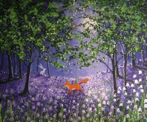 Midnight In The Bluebell Wood | Obraz na stenu