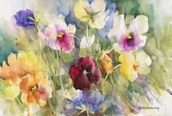 Pansies Posing | Obraz na stenu