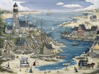 Lost Bay Lighthouse & Fishing Village | Obraz na stenu