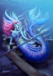 Mermaid Aphrodite | Obraz na stenu