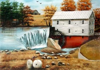 Murray's Mill in the Fall | Obraz na stenu