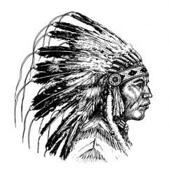 Native American Head | Obraz na stenu