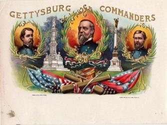 Gettysburg & Commanders | Obraz na stenu