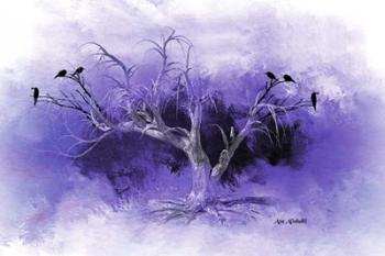 Dead Tree And Black Birds | Obraz na stenu