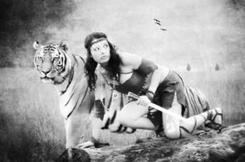 Tiger Girl | Obraz na stenu