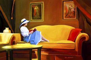 Lady Reading 1 | Obraz na stenu