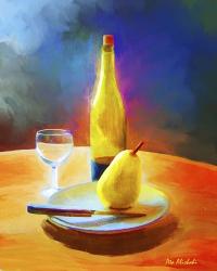 Wine And Pear | Obraz na stenu