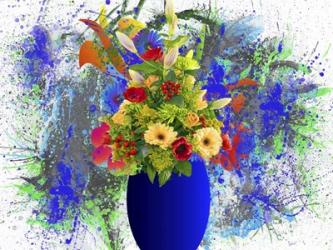 Blue Vase | Obraz na stenu