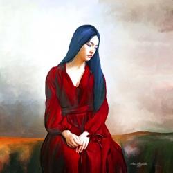 Lady In Red 4 | Obraz na stenu