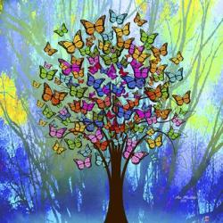 Butterflies Tree | Obraz na stenu