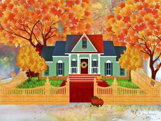 Autumn House | Obraz na stenu